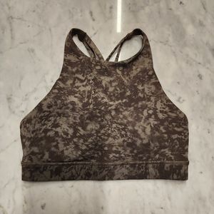 Size 4 dark olive lululemon sports bra